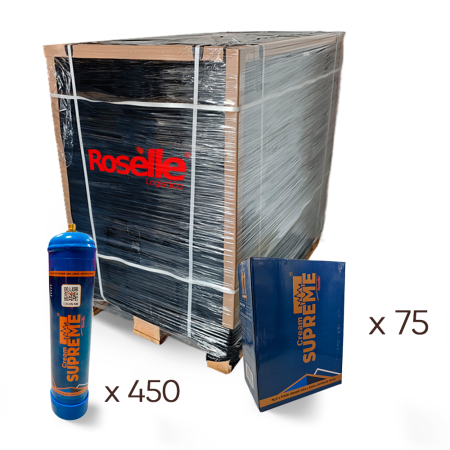 Rosselle Cream Supream 680g, N2O, cylinder, natural flavor
