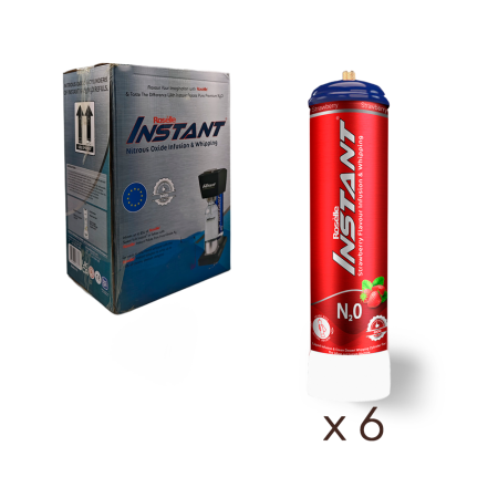 Roselle Instant 680g, N2O, cilinder, strawberry flavor