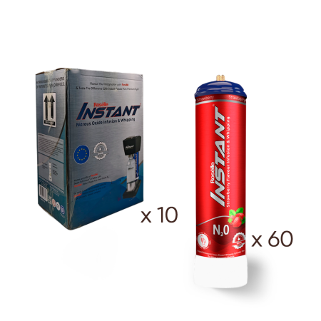 Roselle Instant 680g, N2O, cilinder, strawberry flavor