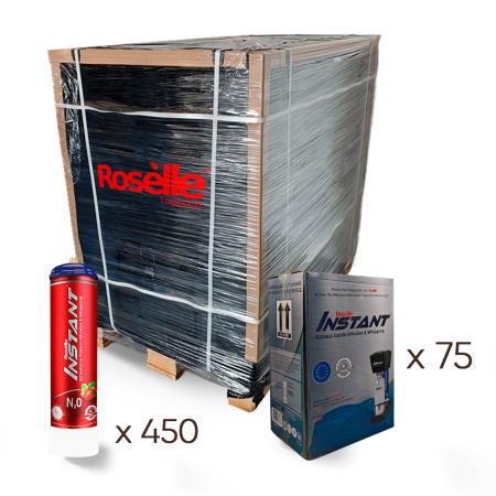 Roselle Instant 680g, N2O, cilinder, strawberry flavor