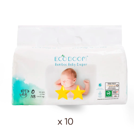 ECO BOOM diapers, for babies, size 0, from birth