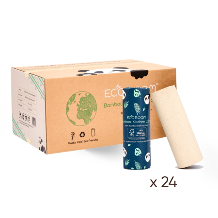 Papel de cocina de bambú