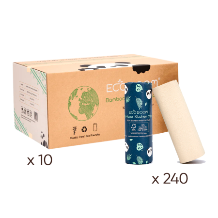 Papel de cocina de bambú