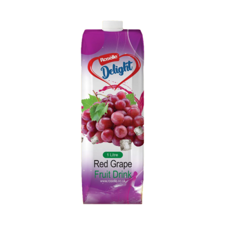 Roselle Delight fruit drink taste - red grapes
