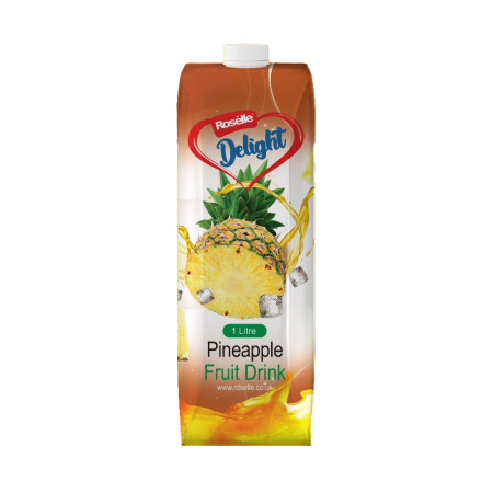 Roselle Delight fruit drink taste - pineapple
