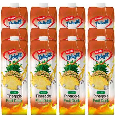 Roselle Delight fruit drink taste - pineapple