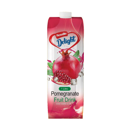 Roselle Delight fruit drink flavor - pomegranate