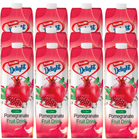 Roselle Delight fruit drink flavor - pomegranate