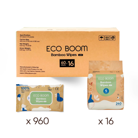 ECOBOOM Bamboo Wet Wipes