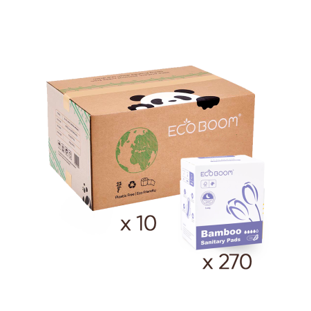 ECO BOOM NIGHT PADS, feminine sanitary pads