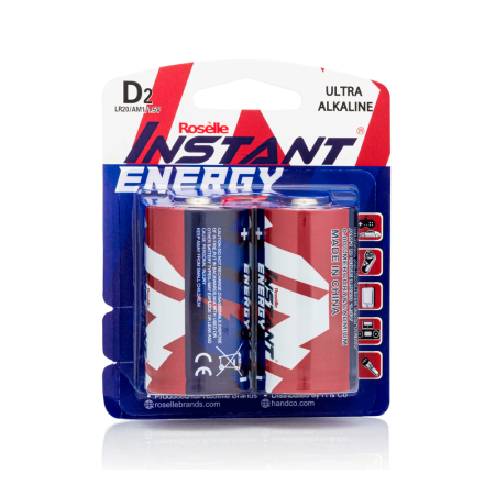  ROSÈLLE Ultra Alkaline batteries - D2 LR20/AM1/1.5V