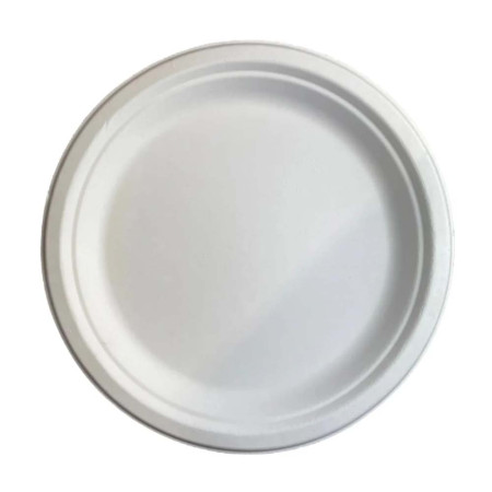Disposable plates made of bamboo pulp