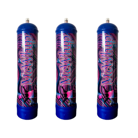 Roselle McWhip 580g, N2O, cylinder, blueberry flavor