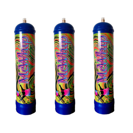 Roselle McWhip 580g, N2O, cylinder, kiwi flavor